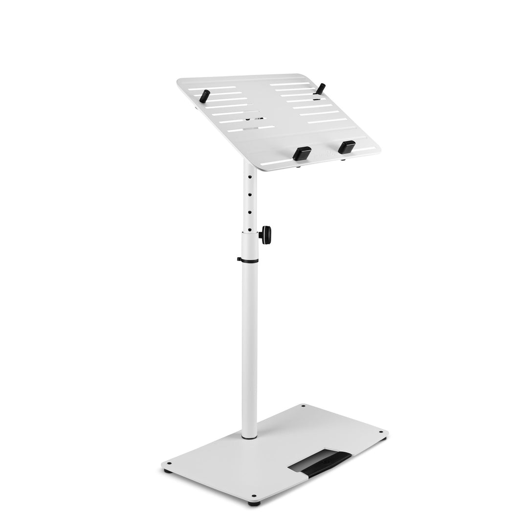 Gravity LTS T 02 W - Soporte universal para portátil con varillas de soporte ajustables y base de acero