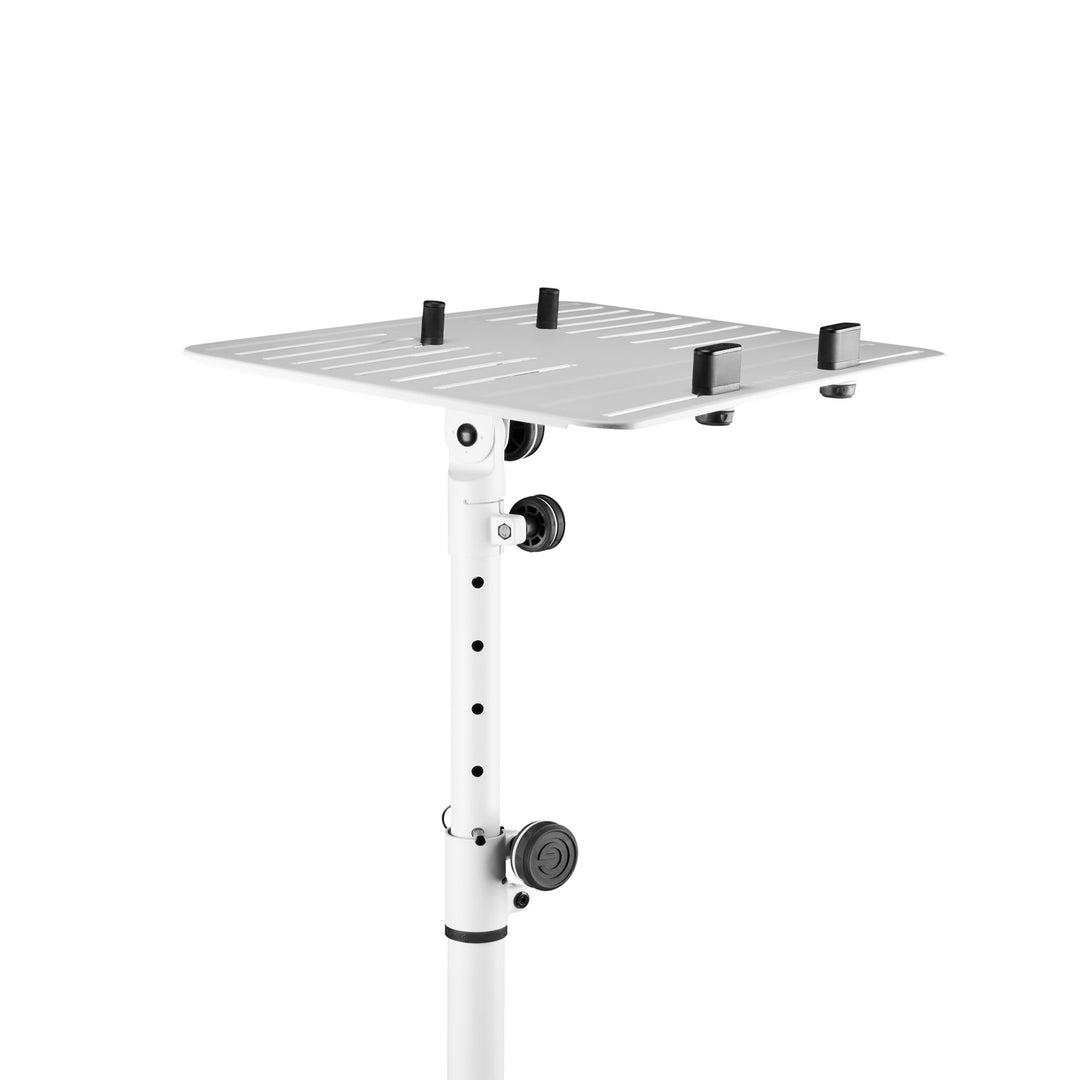 Gravity LTS T 02 W - Soporte universal para portátil con varillas de soporte ajustables y base de acero