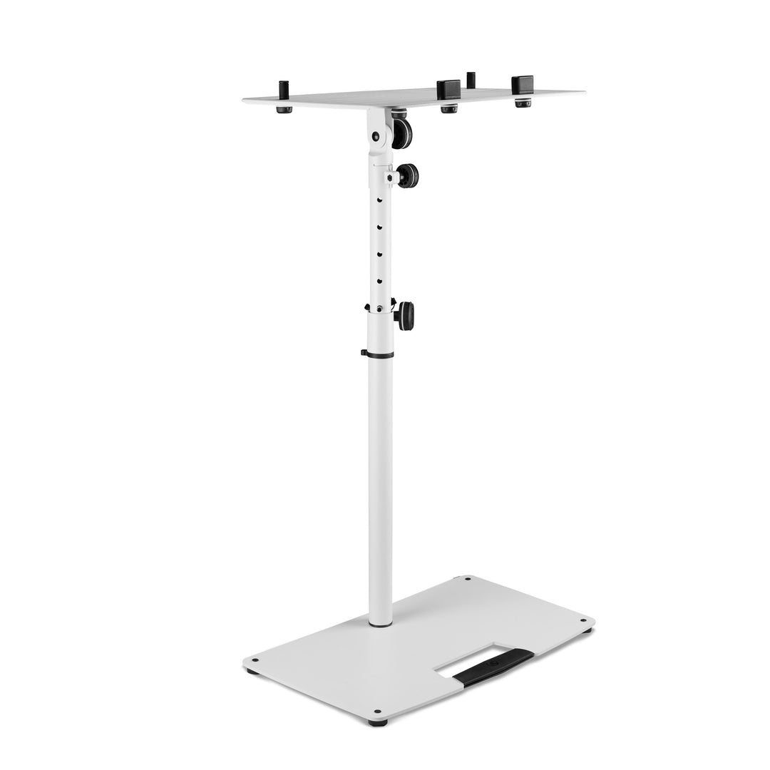 Gravity LTS T 02 W - Soporte universal para portátil con varillas de soporte ajustables y base de acero