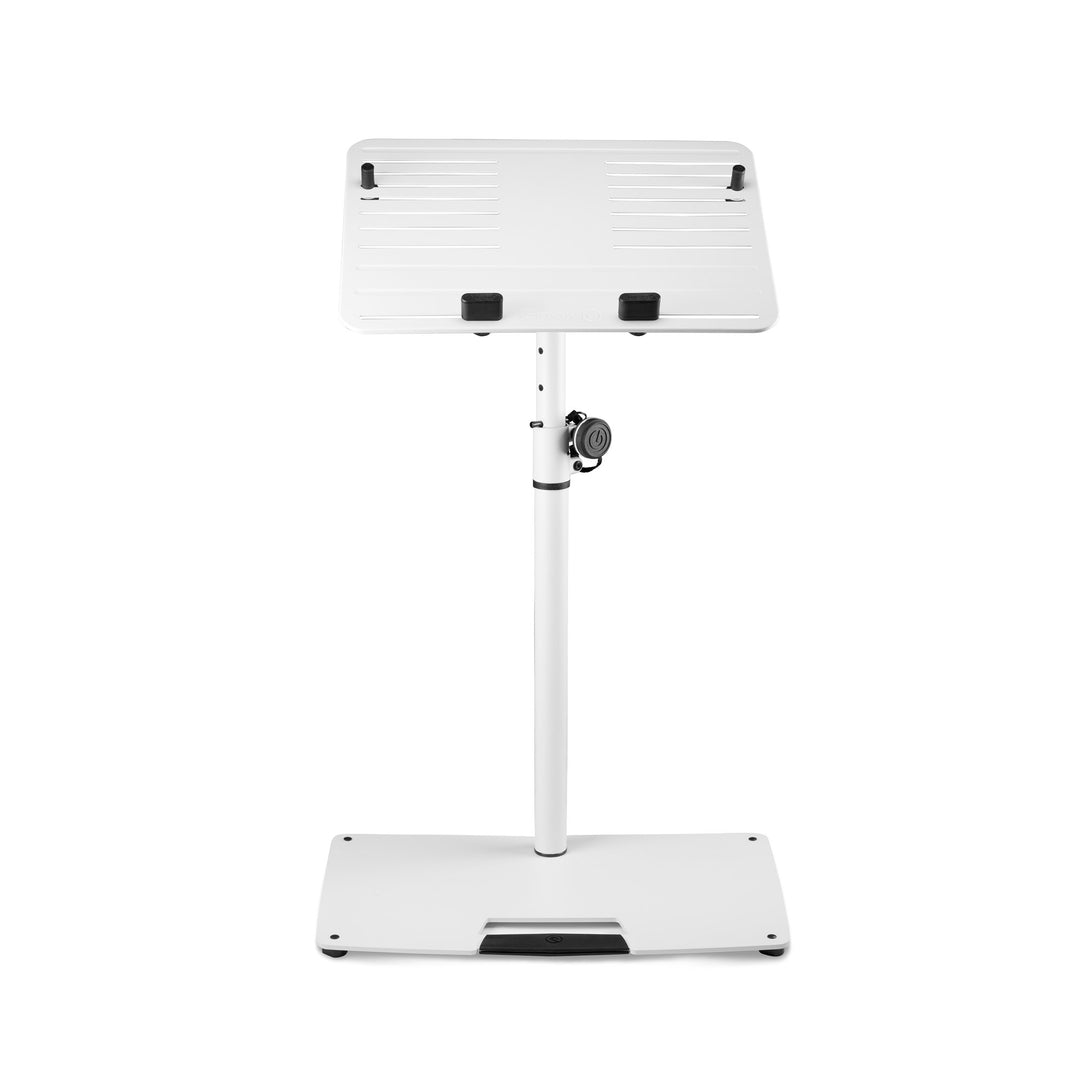 Gravity LTS T 02 W - Soporte universal para portátil con varillas de soporte ajustables y base de acero
