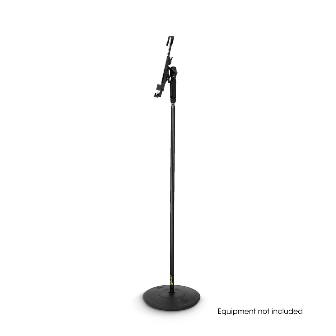Gravity MA T TH 02 SET 2 - Soporte para tablet para viajeros y pie de micrófono de una mano con base redonda