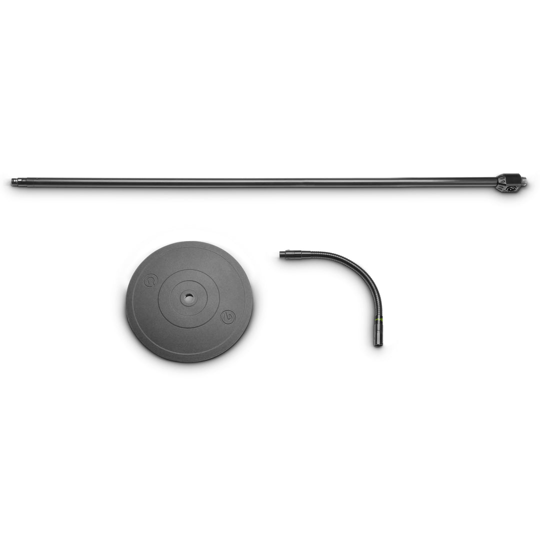 Gravity MS 23 XLR B - soporte de Micrófonos con conector XLR y cuello de cisne
