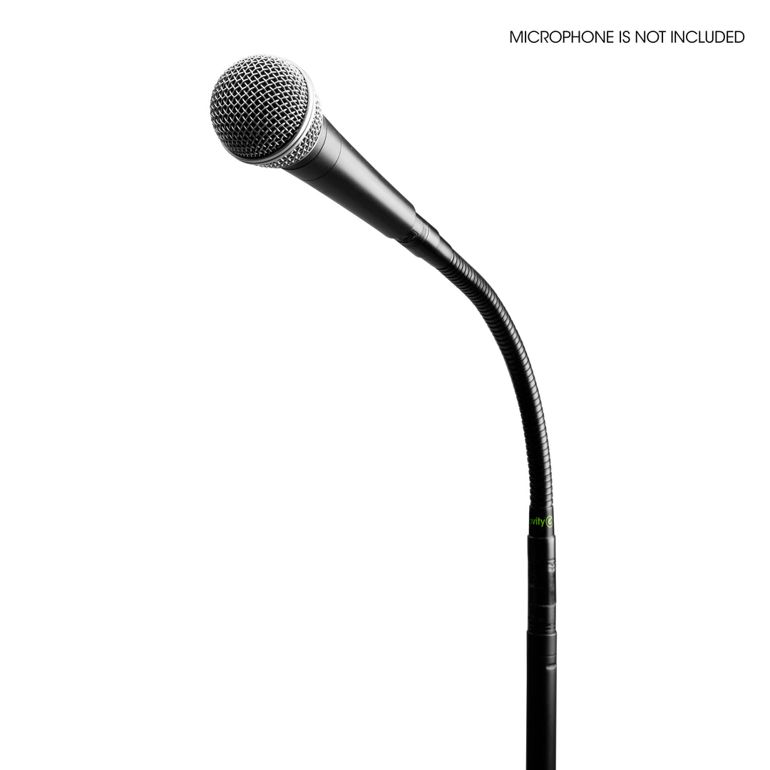 Gravity MS 23 XLR B - soporte de Micrófonos con conector XLR y cuello de cisne