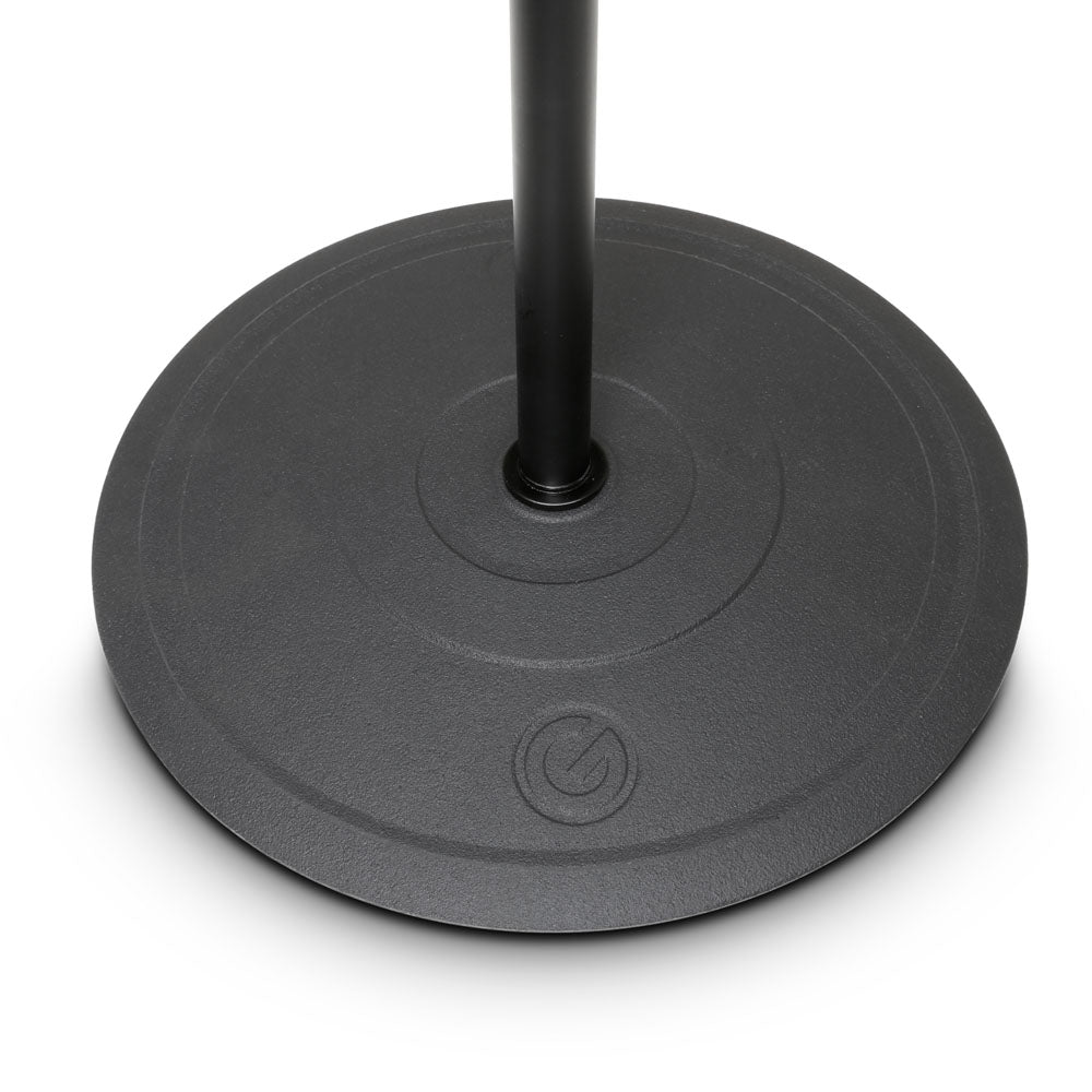 Gravity MS 23 - Soporte de Micrófonos con base redonda, negro