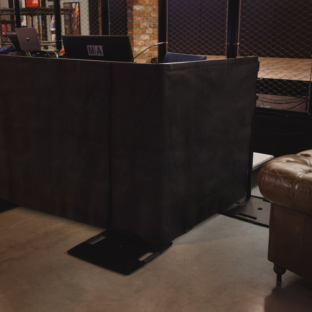 Gravity PAD T M - Barra transversal telescópica horizontal de longitud media para sistema de cortinas Pipe and Drape