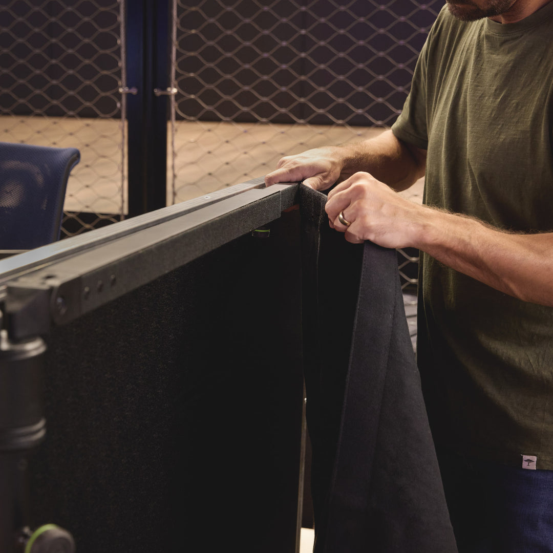 Gravity PAD T M - Barra transversal telescópica horizontal de longitud media para sistema de cortinas Pipe and Drape