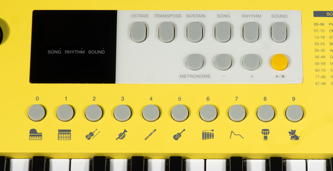 Grooveland E237 Teclados (Soft Yellow)