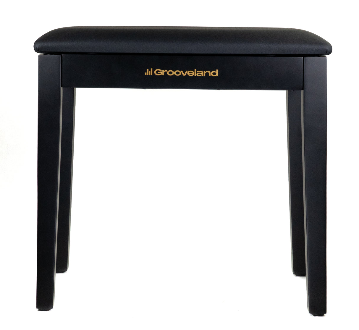 Grooveland KB100 Banco para piano (Negro mate)