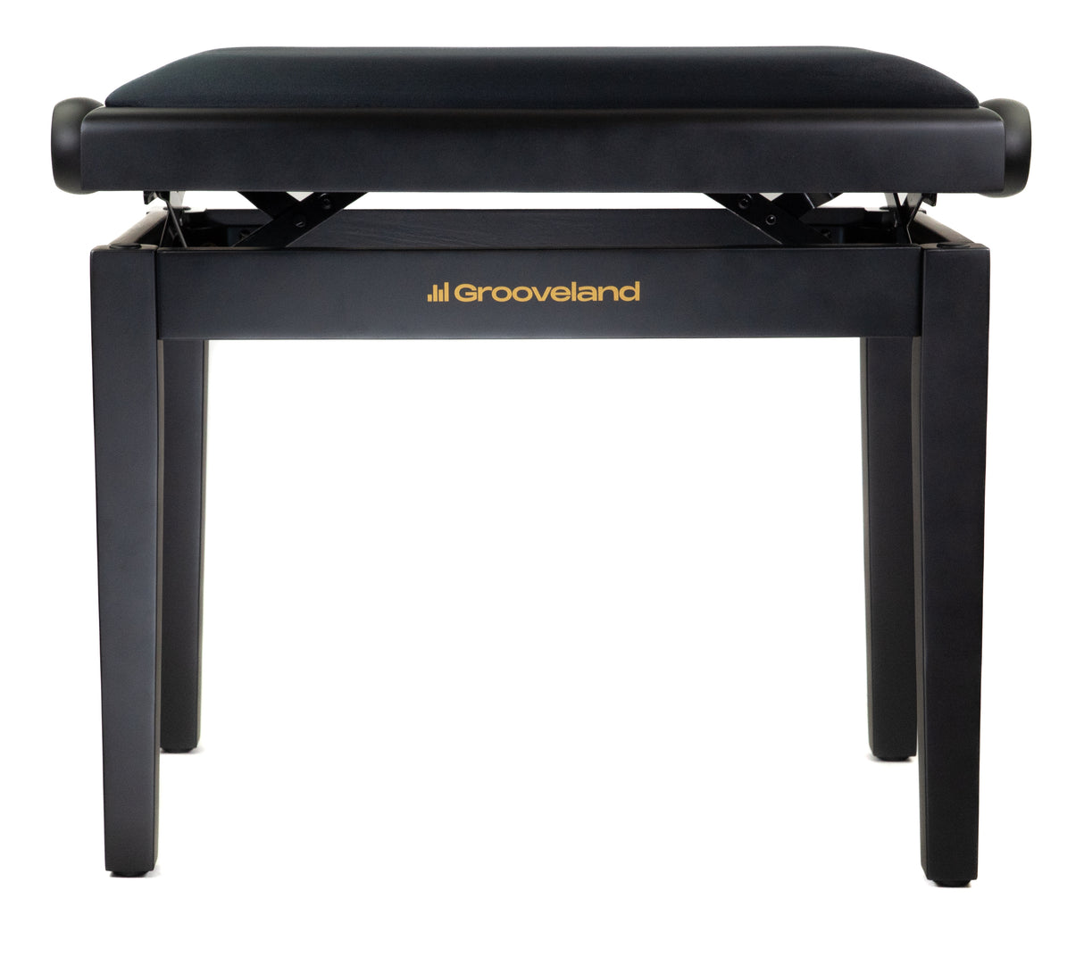 Grooveland KB200 Banco para piano (Negro Mate)