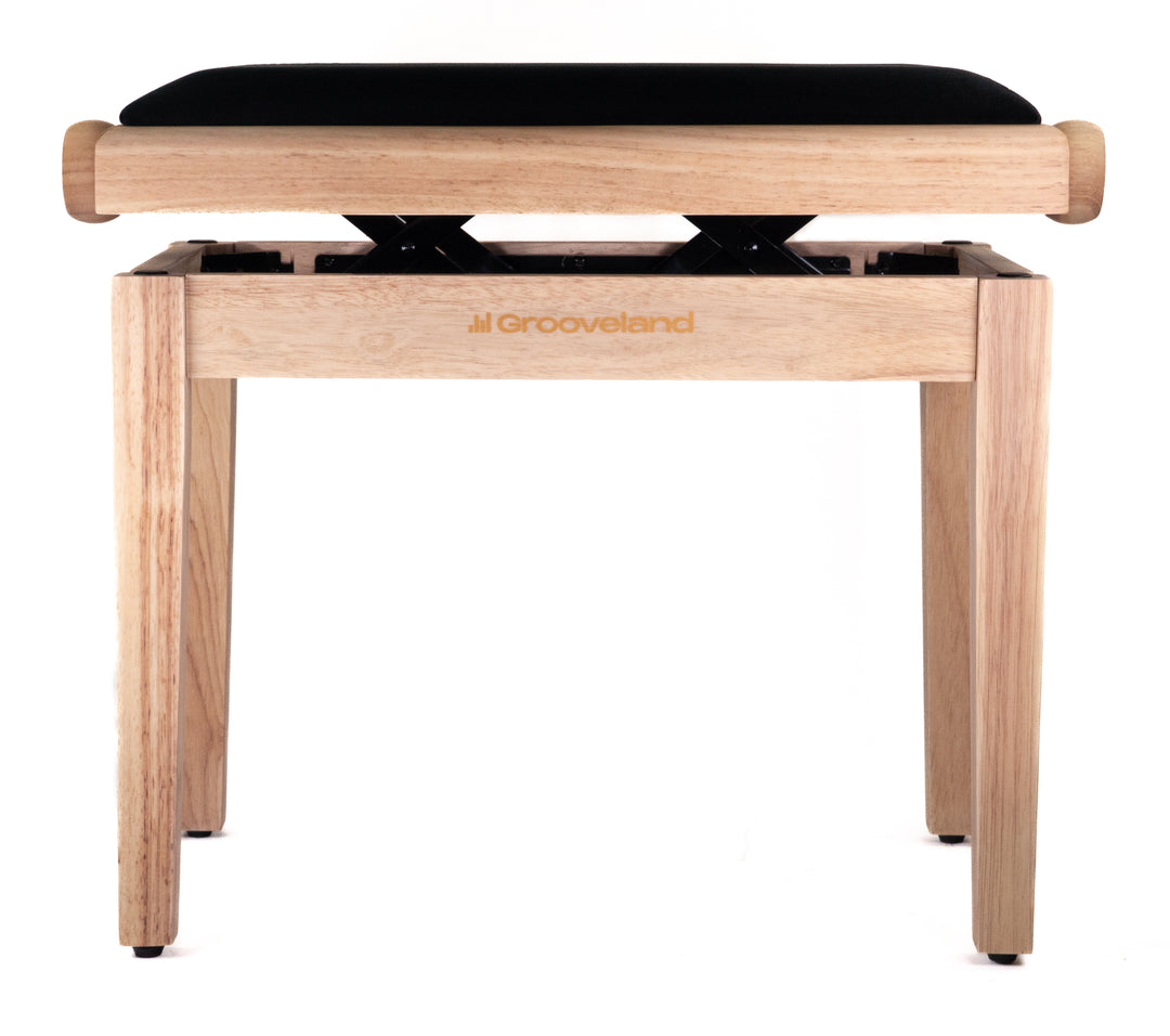 Grooveland KB250 Banco para piano (Madera/Negro)