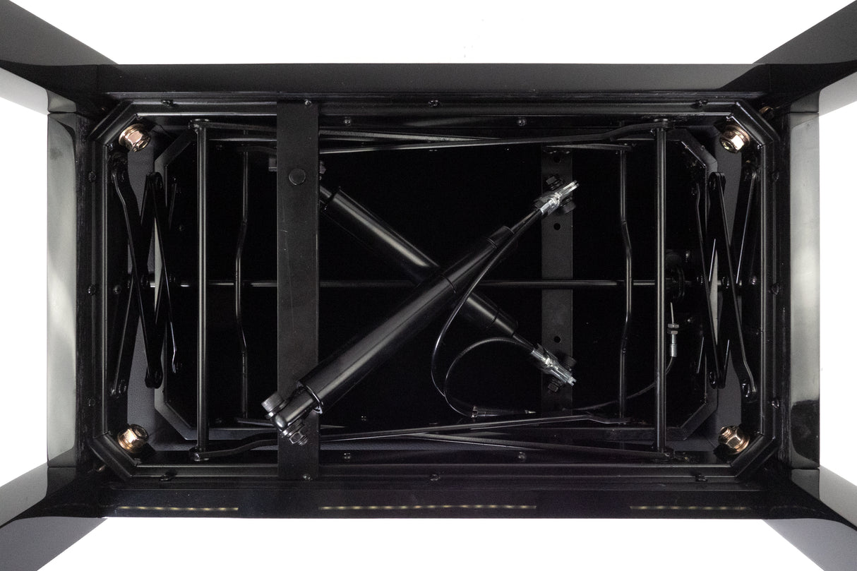 Grooveland KB400 Banco de piano hidráulico (Negro Brillante)