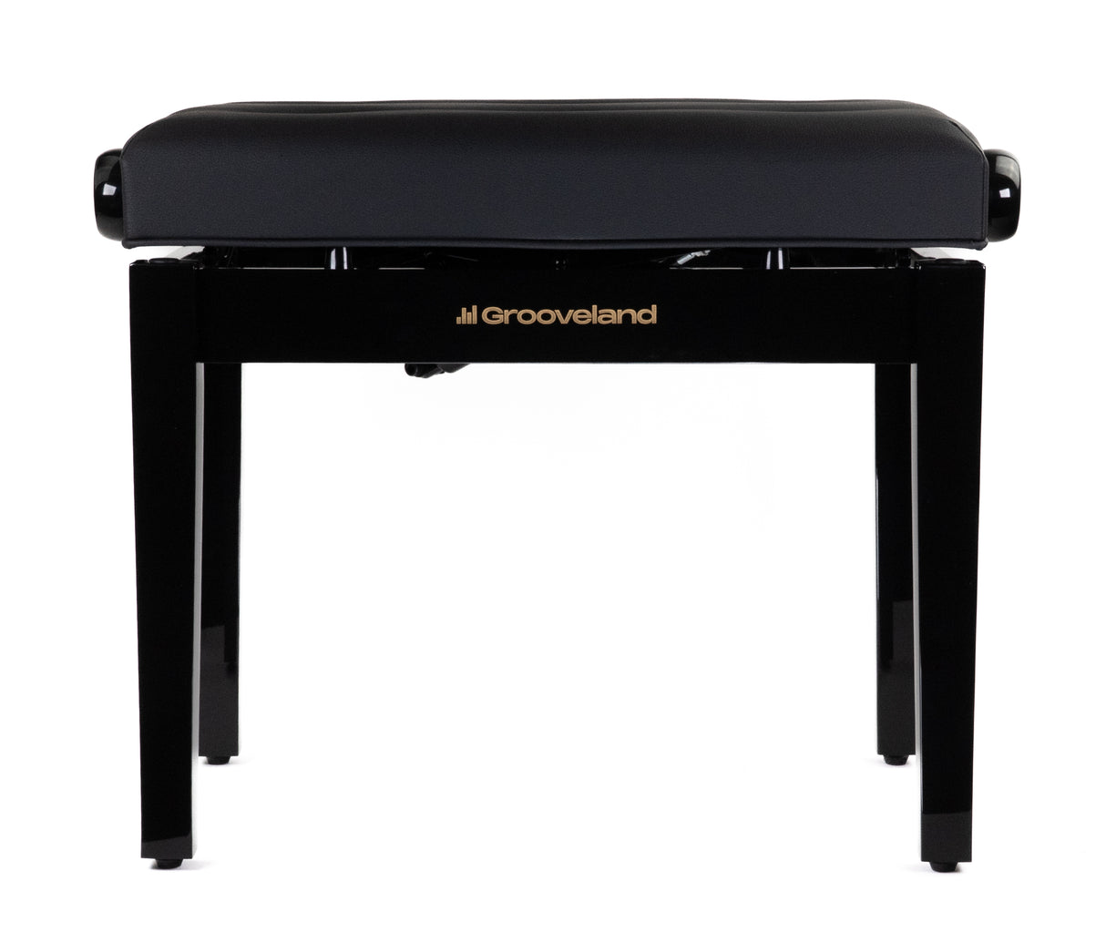 Grooveland KB400 Banco de piano hidráulico (Negro Brillante)