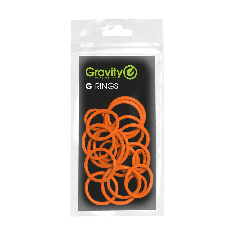 Gravity RP 5555 ORG 1 - Pack de anillos de gravedad universales, naranja eléctrico