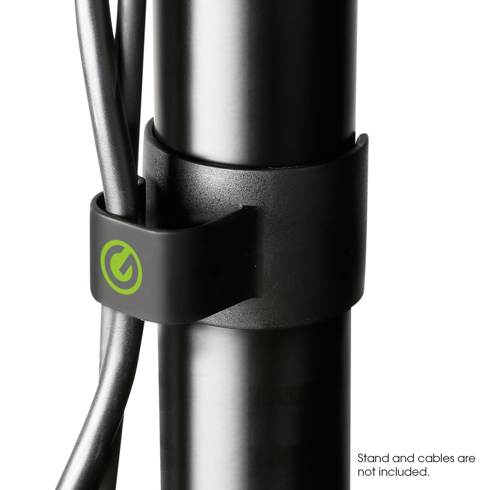 Gravity SA CC 35 B - Clips para cables para poste de altavoz de 35 mm