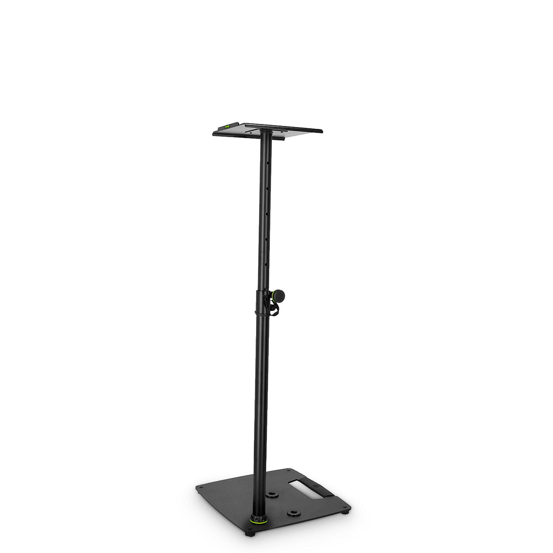 Gravity SP 3202 CS B - Soporte para altavoz de monitor de estudio con base cuadrada de acero