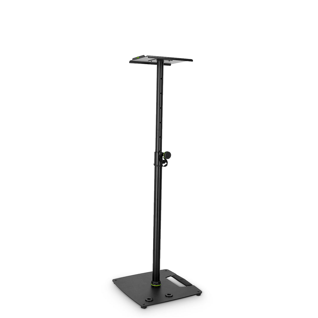 Gravity SP 3202 CS B - Soporte para altavoz de monitor de estudio con base cuadrada de acero