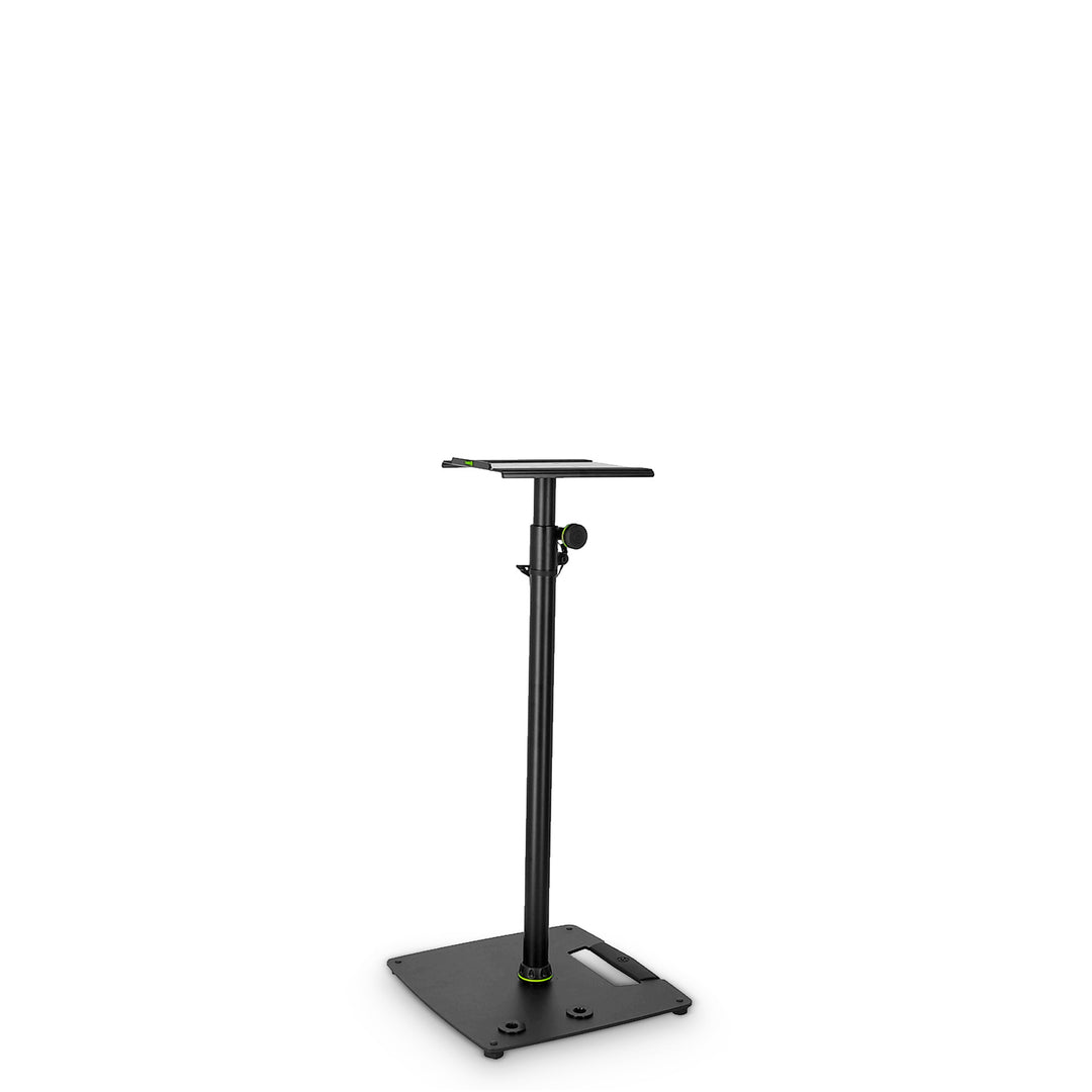 Gravity SP 3202 CS B - Soporte para altavoz de monitor de estudio con base cuadrada de acero