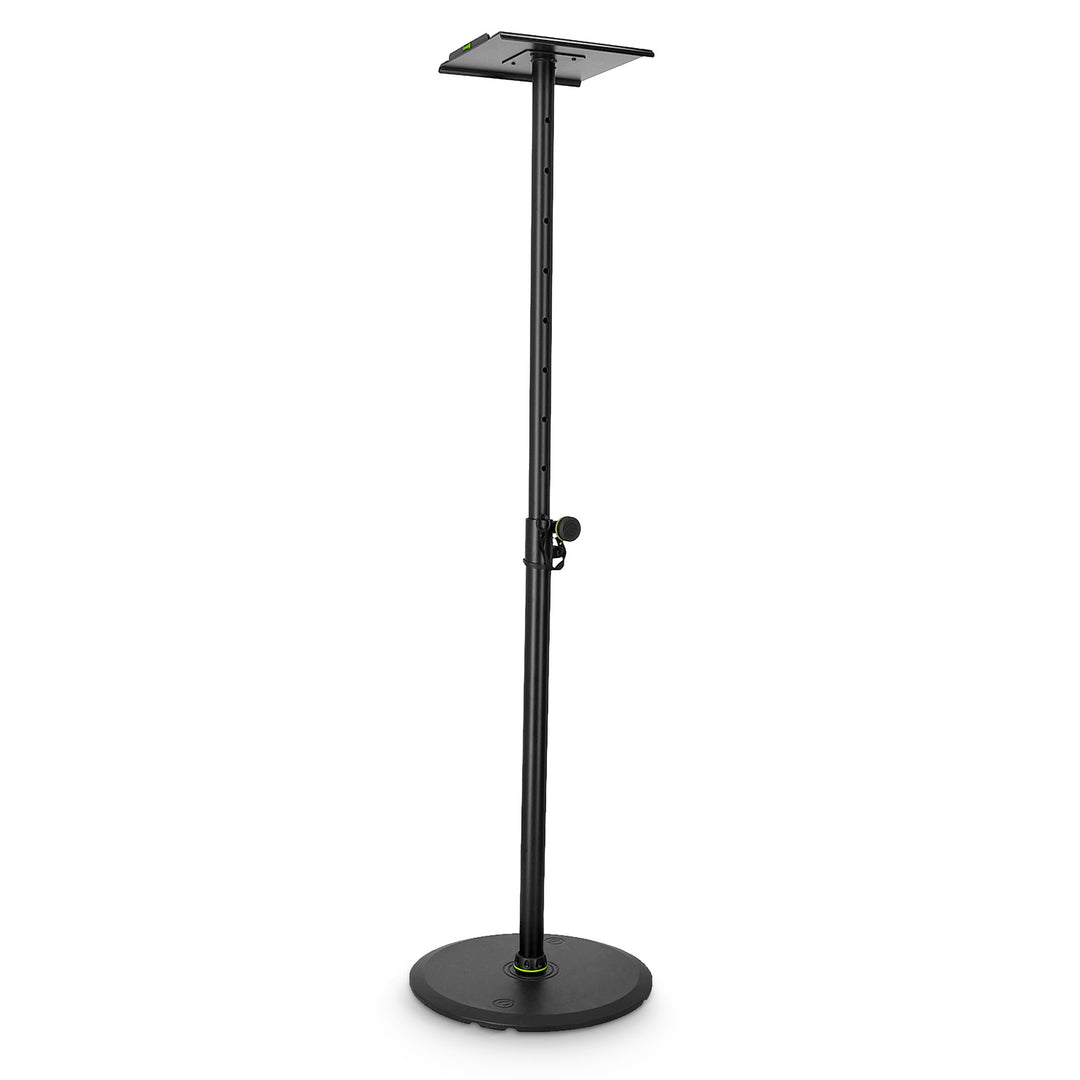 Gravity SP 3202 LR B - Soporte para monitor de estudio con base redonda grande