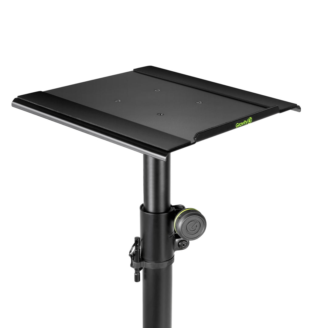 Gravity SP 3202 LR B - Soporte para monitor de estudio con base redonda grande