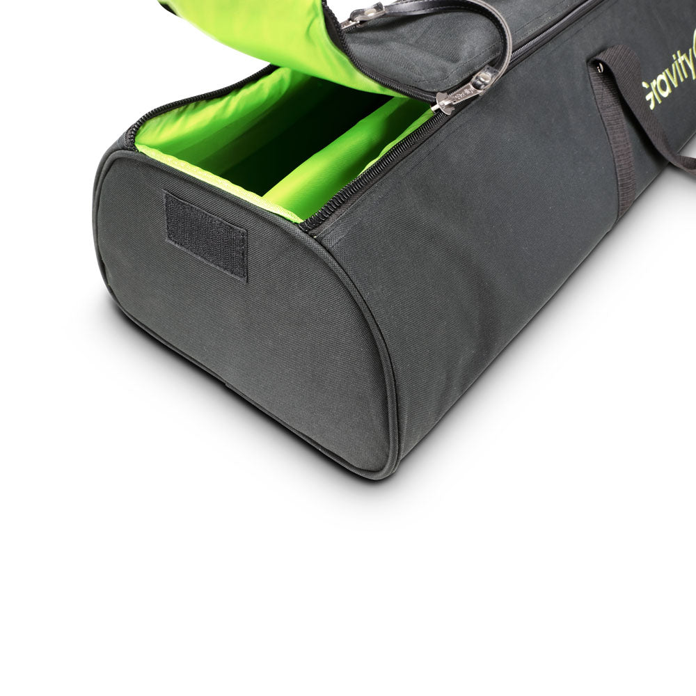 Gravity SS 5212 B SET 1 - Conjunto de soportes para altavoces con 2 soportes de acero para altavoces, con bolsa de transporte