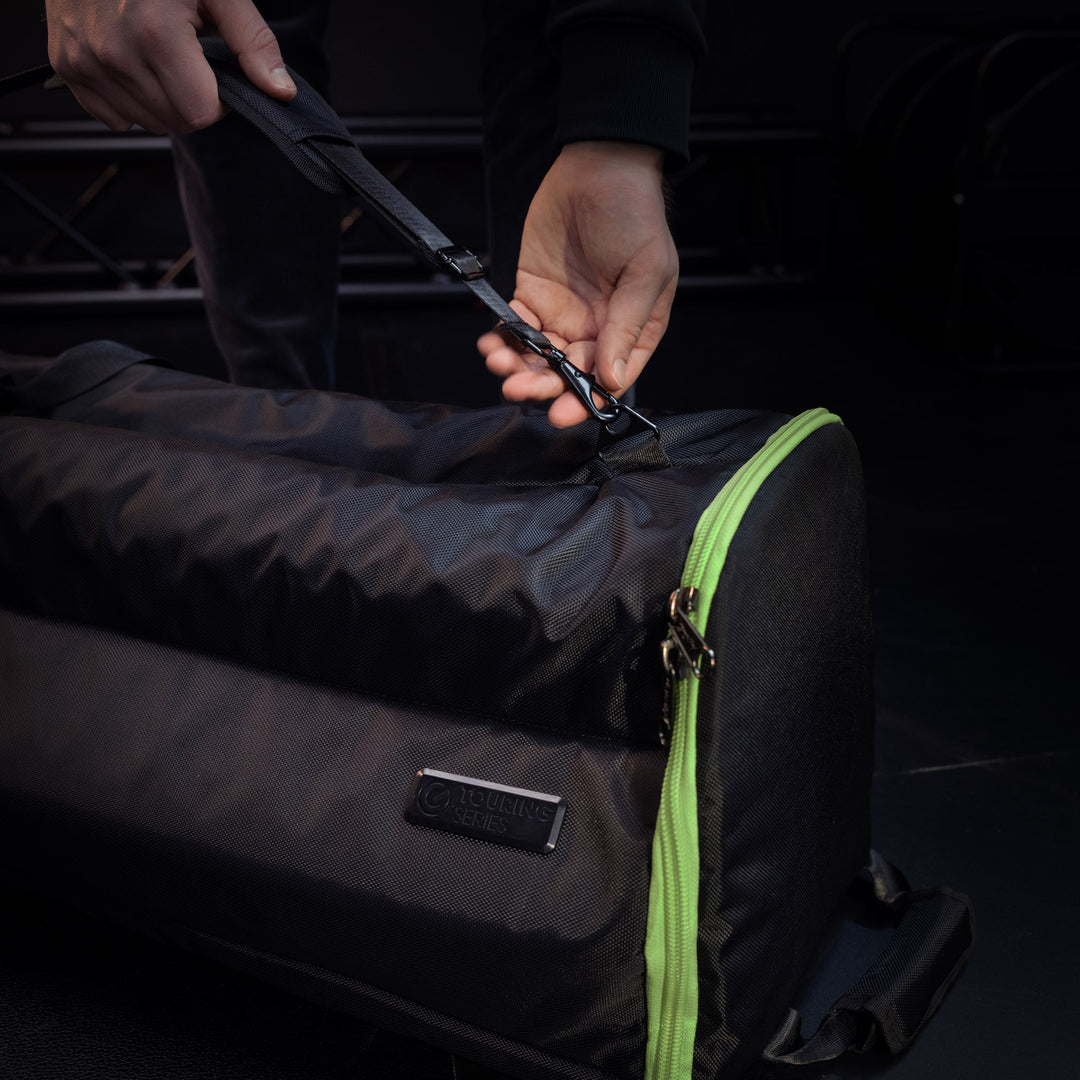 Gravity TBG MS 6 B - Bolsa de transporte Touring para hasta seis soportes de micrófono, con ruedas