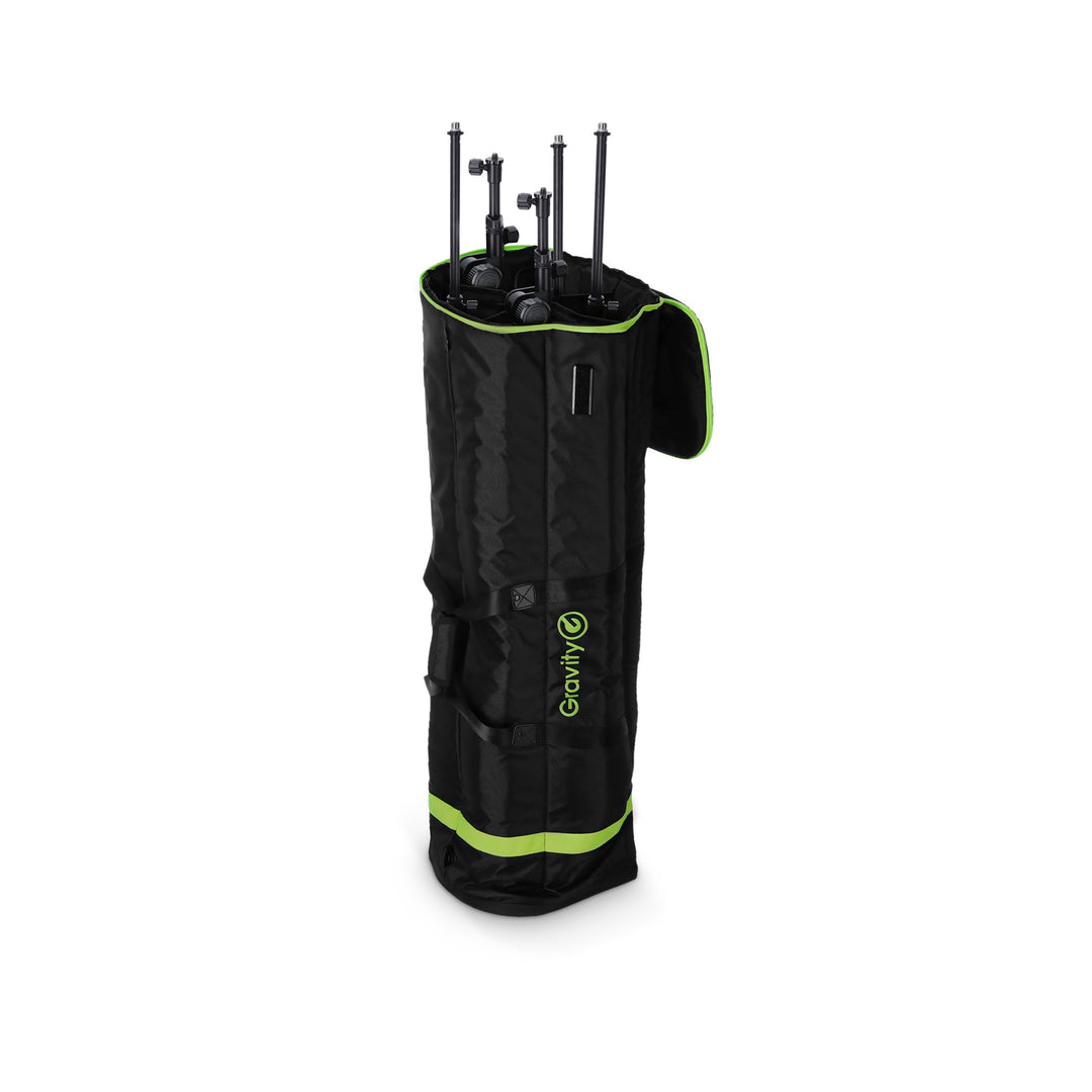 Gravity TBG MS 6 B - Bolsa de transporte Touring para hasta seis soportes de micrófono, con ruedas