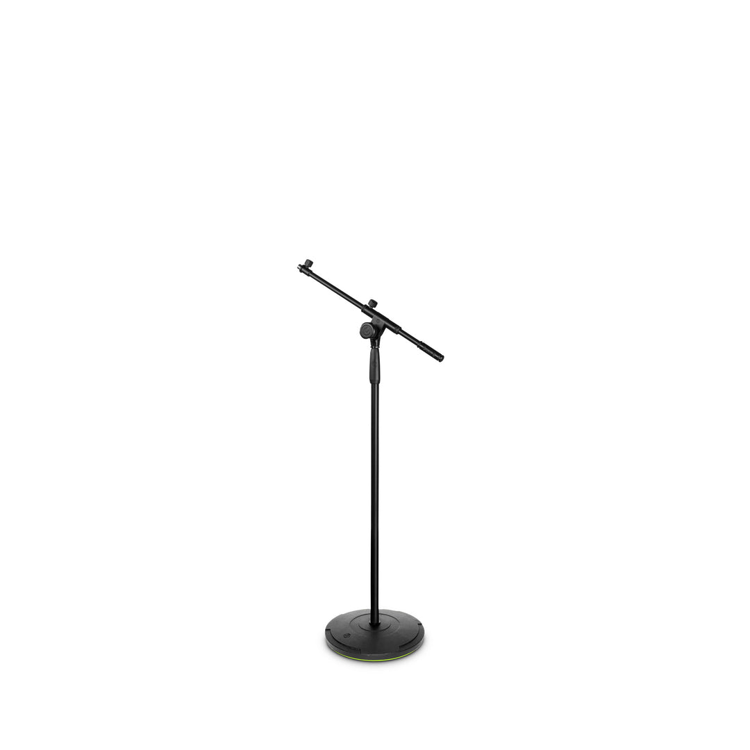 Gravity TMS 2322 – Soporte de micrófono de la serie Touring con base redonda y ajuste de 2 puntos, brazo telescópico