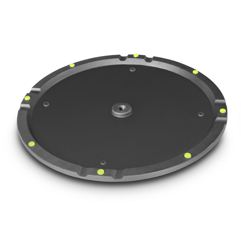 Gravity WB 123 B - Base redonda de hierro fundido para barras M20