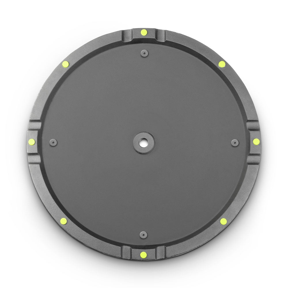 Gravity WB 123 B - Base redonda de hierro fundido para barras M20