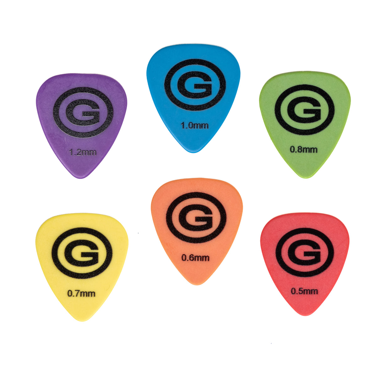 Grooveland púas 12 uds. surtidas