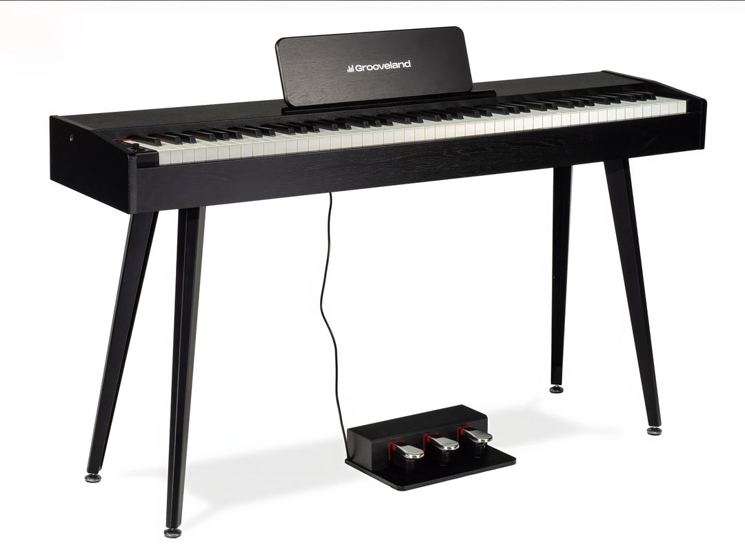 Grooveland DDP-140 Piano digital (Negro) Bundle