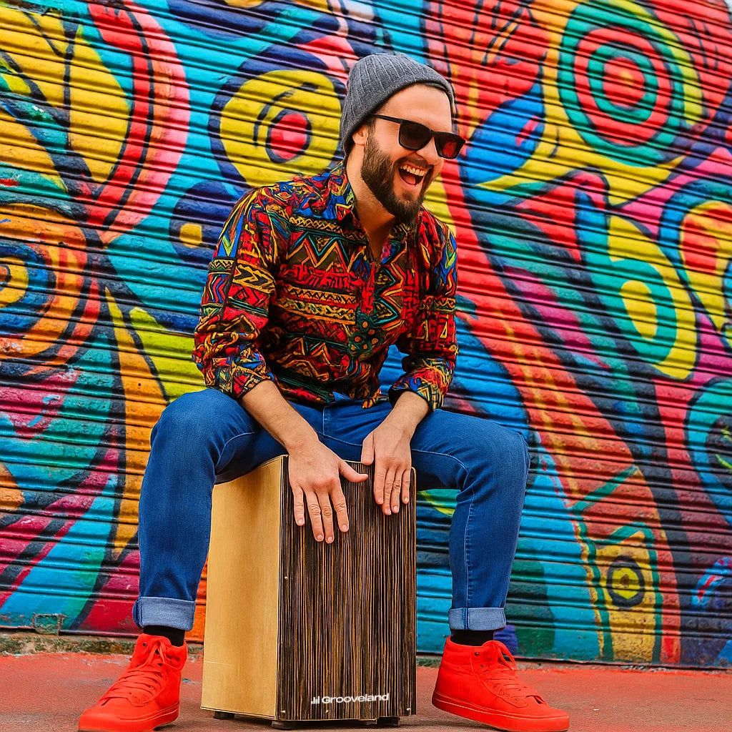 Grooveland Cajón (Nogal Negro)