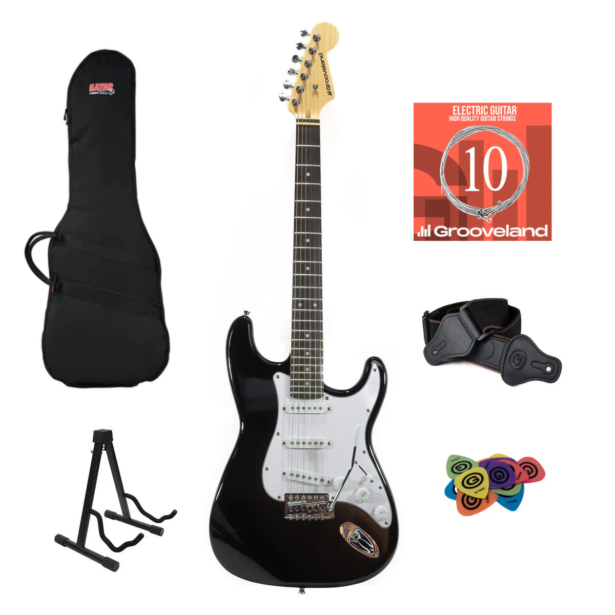 Grooveland Pack de inicio de Guitarras eléctricas