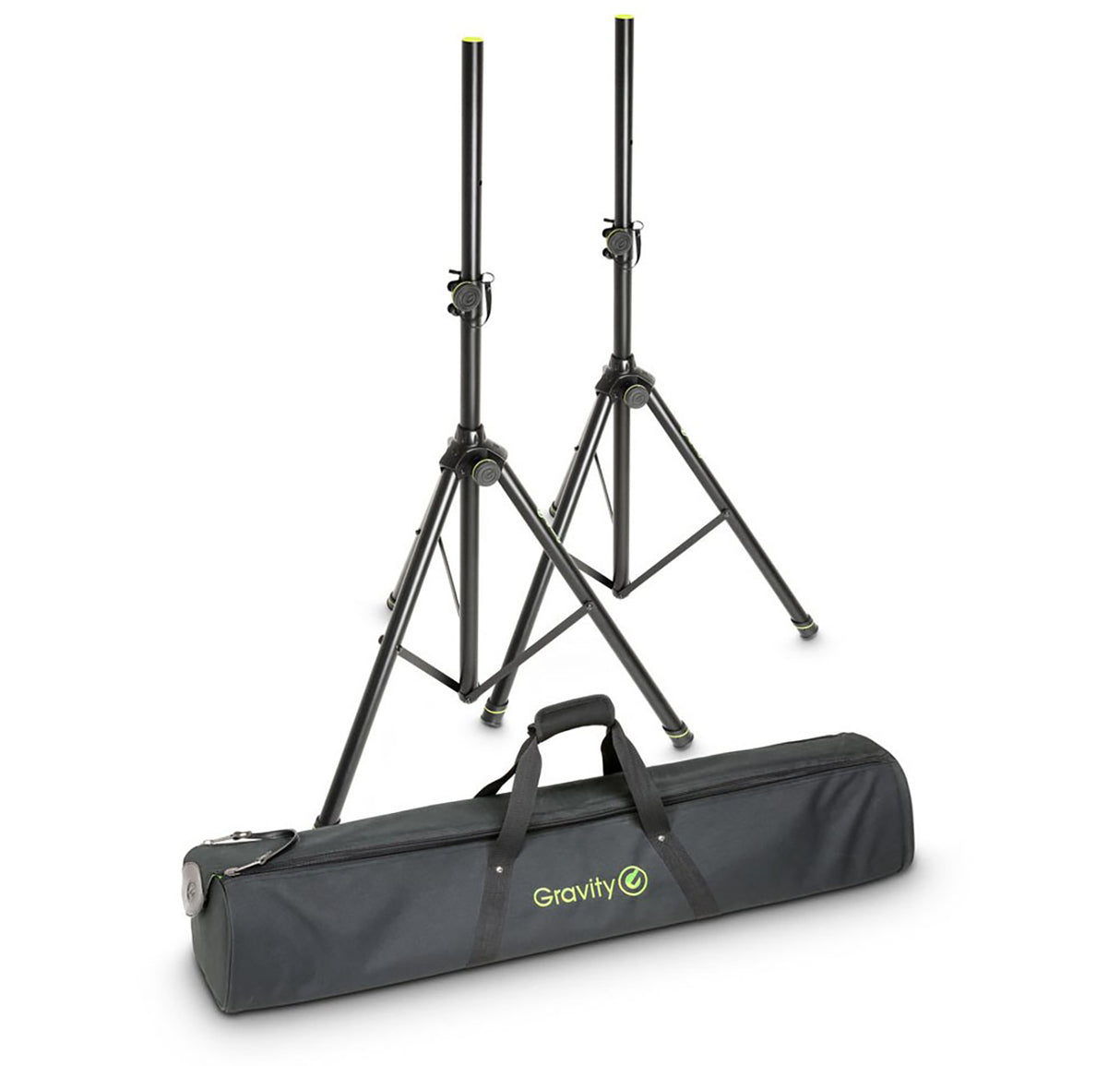Gravity 2 Speaker Stands w. Bag (50kg, 1.92m)