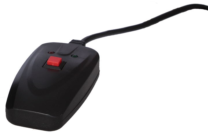 Ibiza Máquina de niebla con efecto de fuego/llama (Negro)