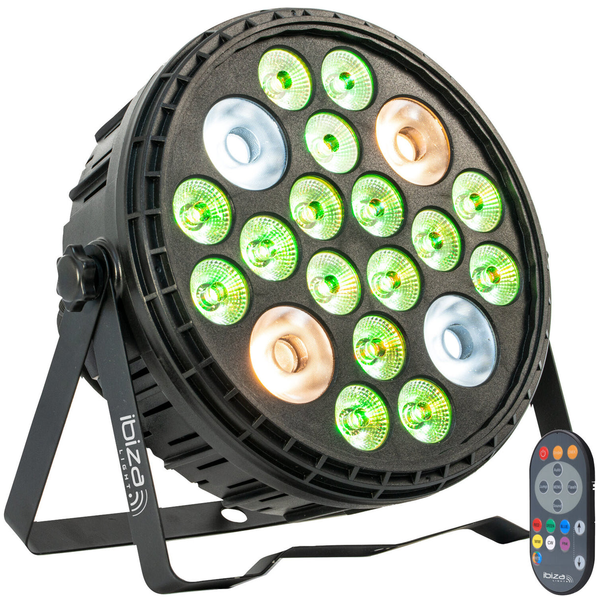 Ibiza XL RGBW+WWWCW par lamp (16x6 + 4x30W)