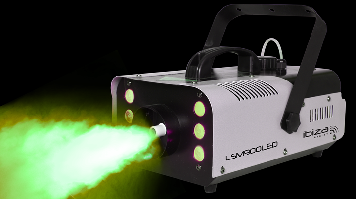 Ibiza Máquina de niebla LED + DMX (900W)