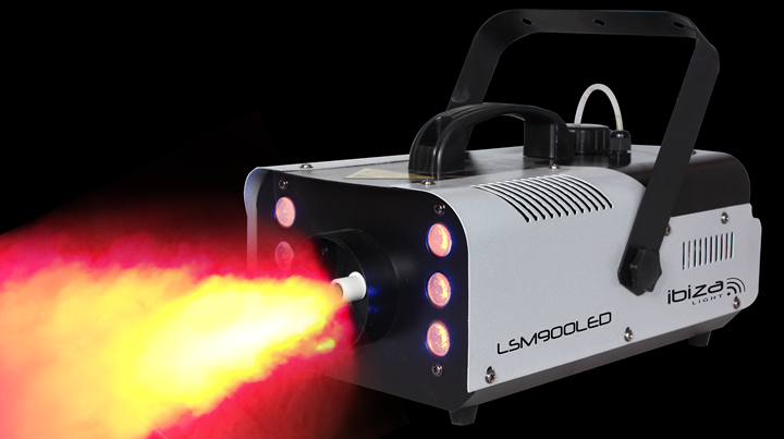 Ibiza Máquina de niebla LED + DMX (900W)
