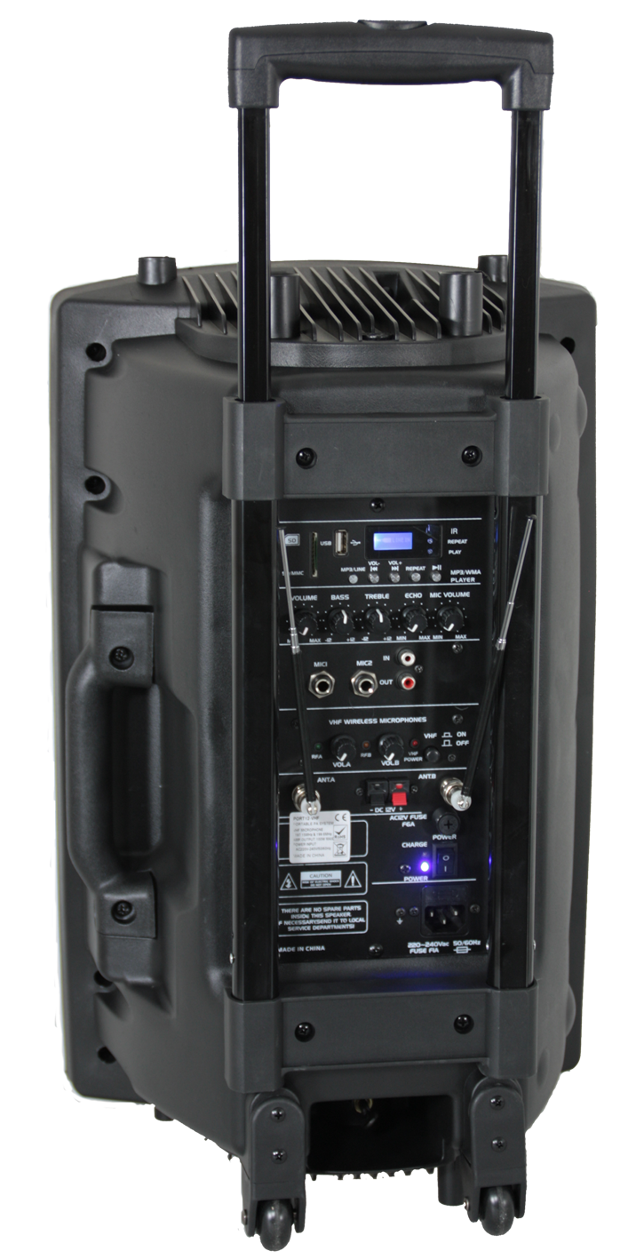 Ibiza Altavoz Portátil con 15" Bajo (Negro, 800W)