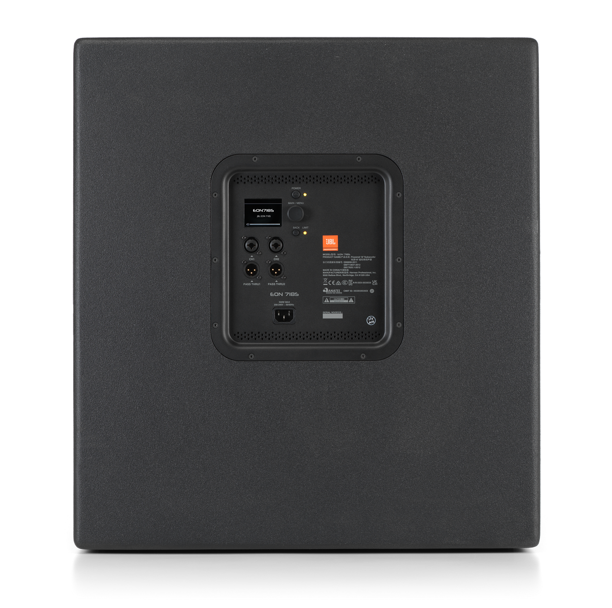 JBL EON718S Subwoofer activo (negro)