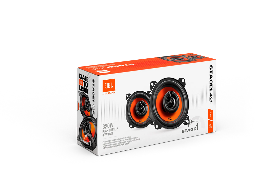 Altavoces de coche coaxiales JBL Stage1 Gen2 42F de 4"