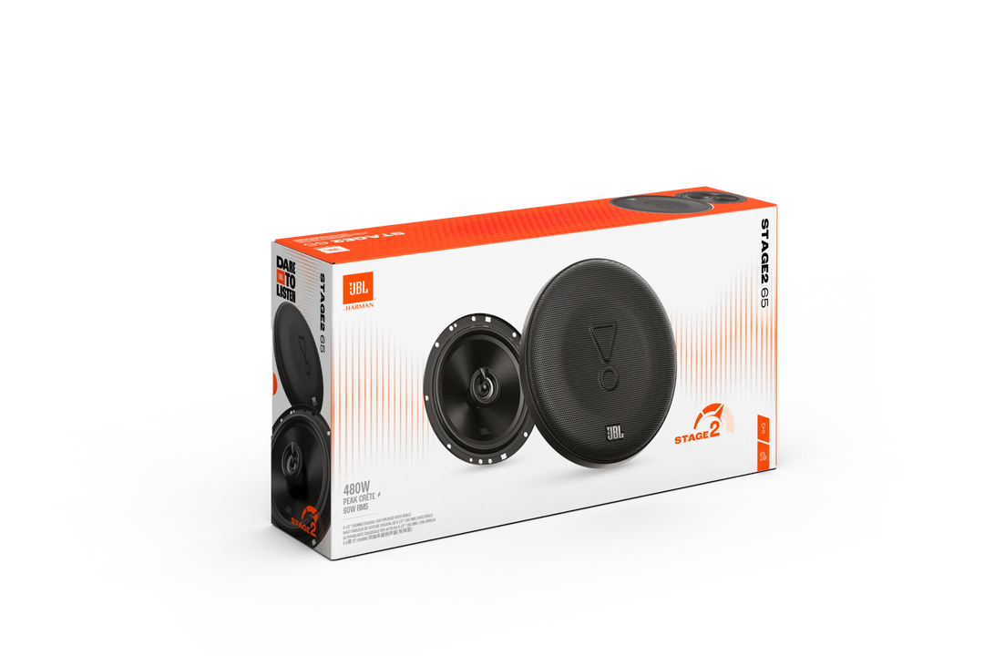 Altavoces de coche coaxiales JBL Stage2 Gen2 65 de 6,5"