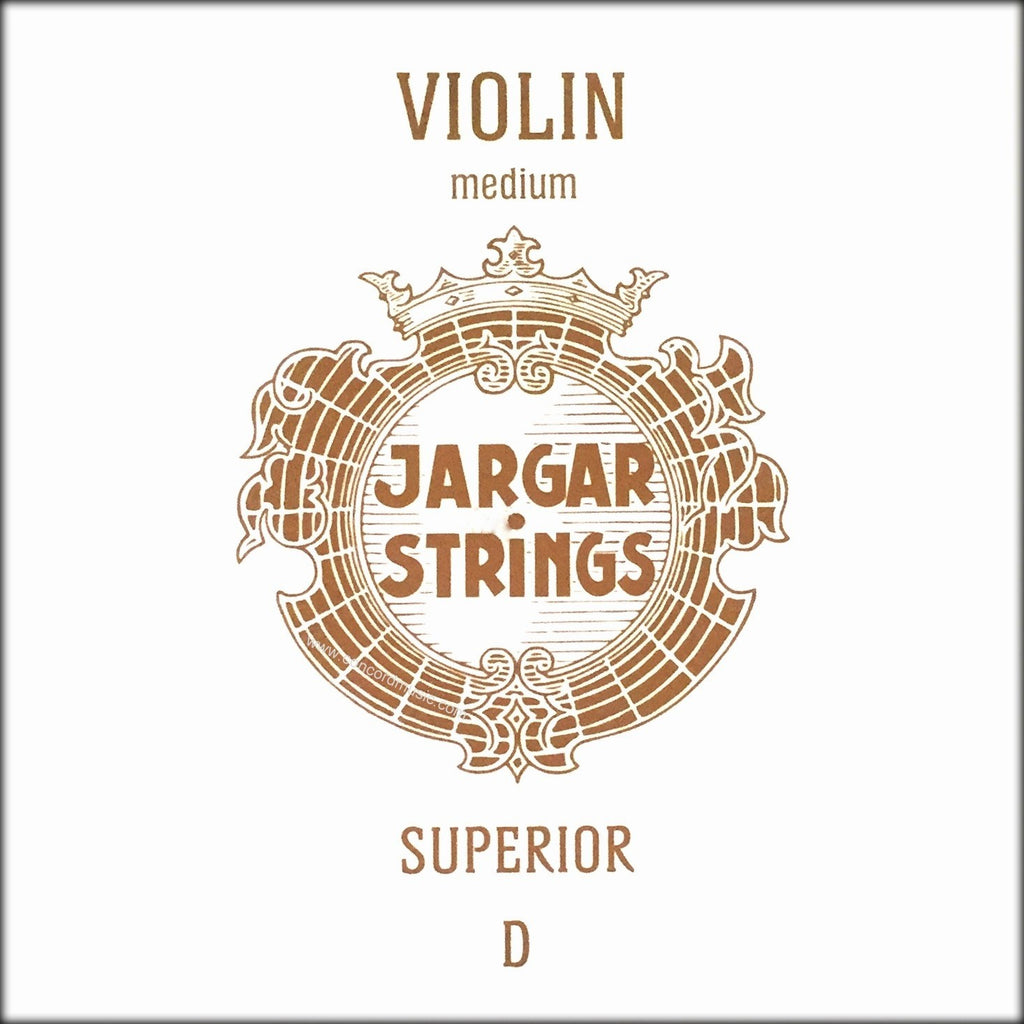 Cuerdas de violín Jargar Superior - D sintética/plata