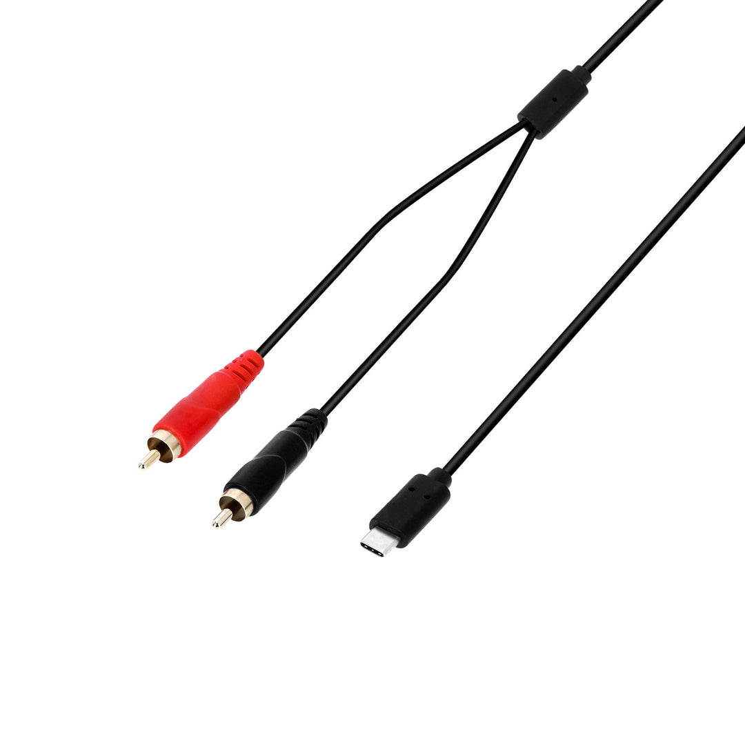 Cable en Y USB-C - RCA macho a USB-C 3 m