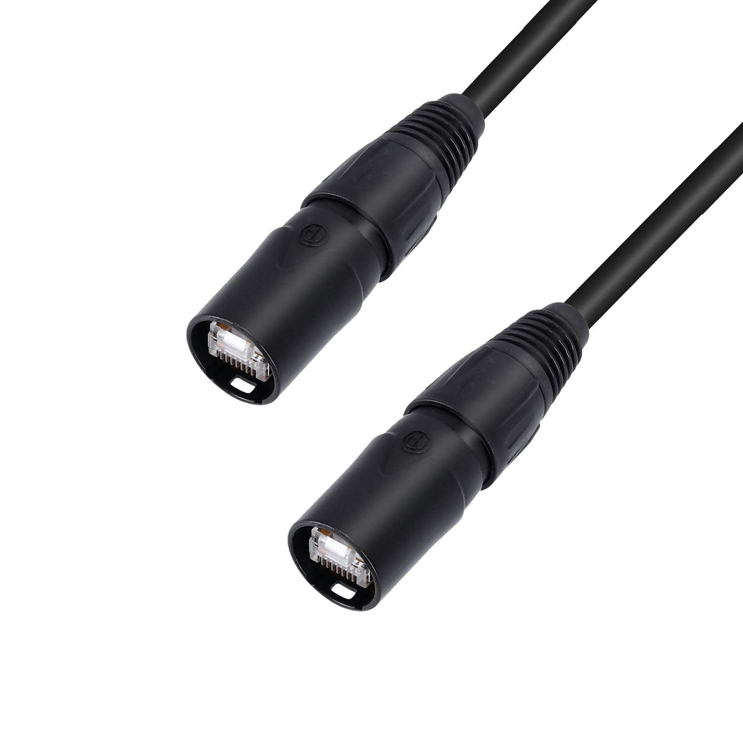 Adam Hall Cables 5 STAR ECON CAT6A 30 m - Cables de Datos | Cat.6a (S/FTP) Neutrik etherCON® | 30 m