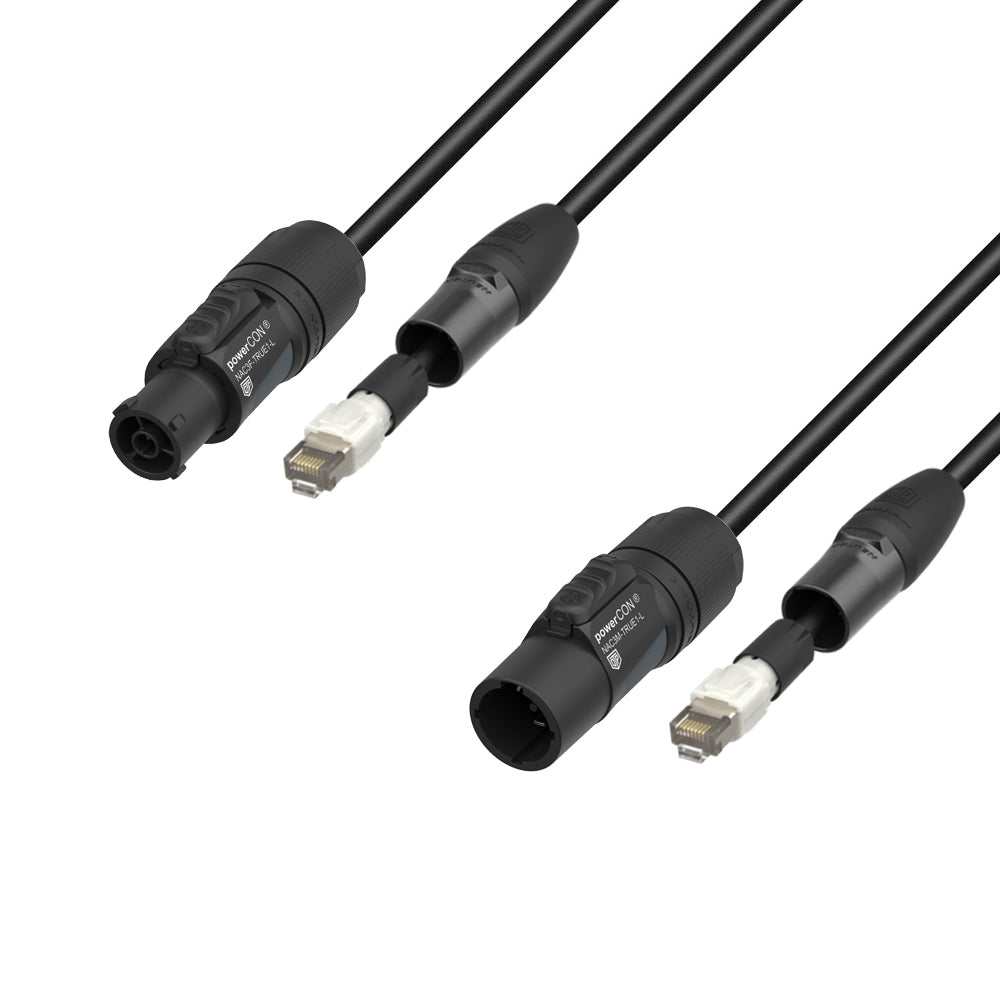 Adam Hall Cables 5 STAR H TCON N 0150 - cable híbrido para red | Neutrik etherCON® x TRUE1® | 1,5 m