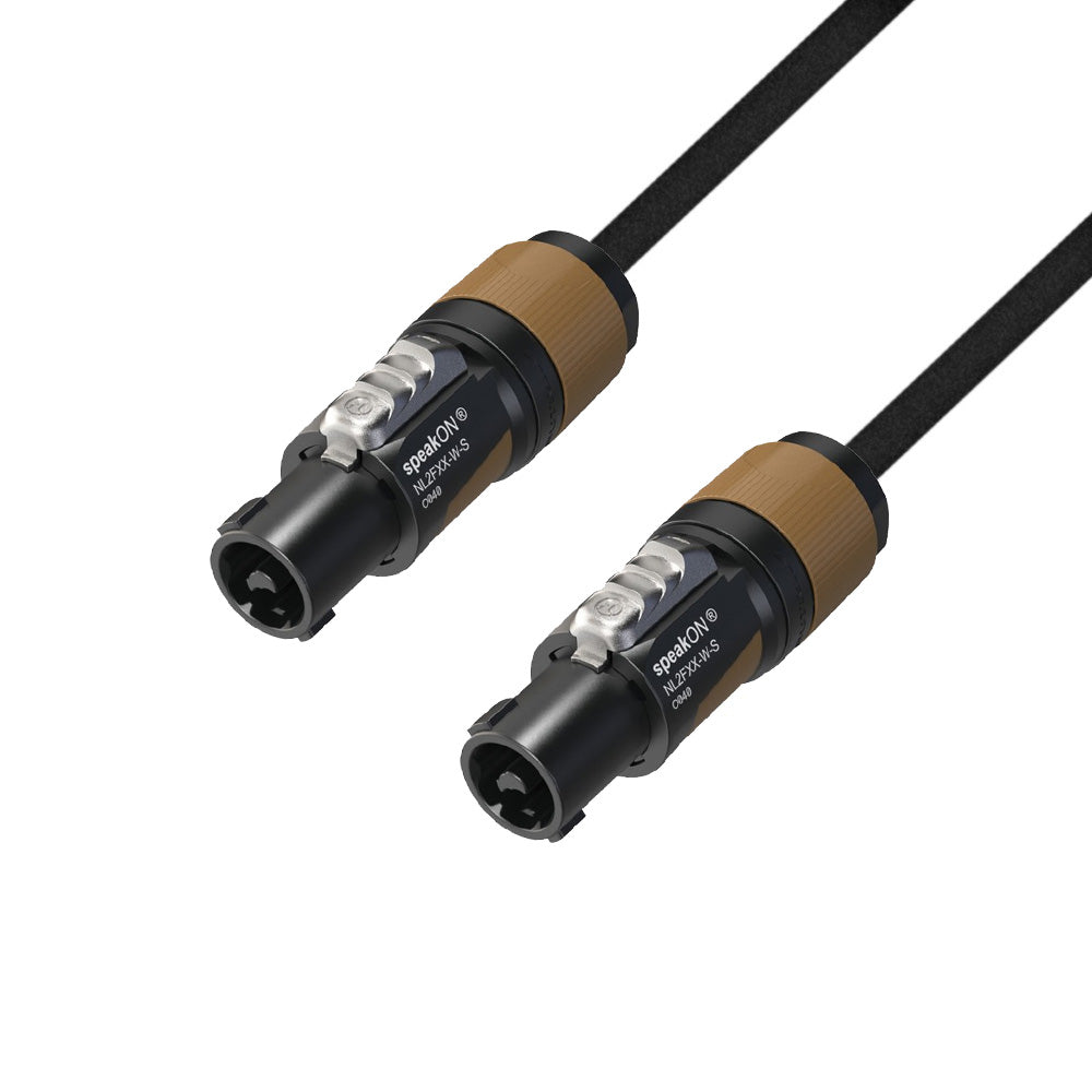 Cables Adam Hall 5 STAR 1,5 SPEAKON 10 m – Cable de altavoz Neutrik speakON® de 2 polos 2 x 1,5 mm² | 10 m