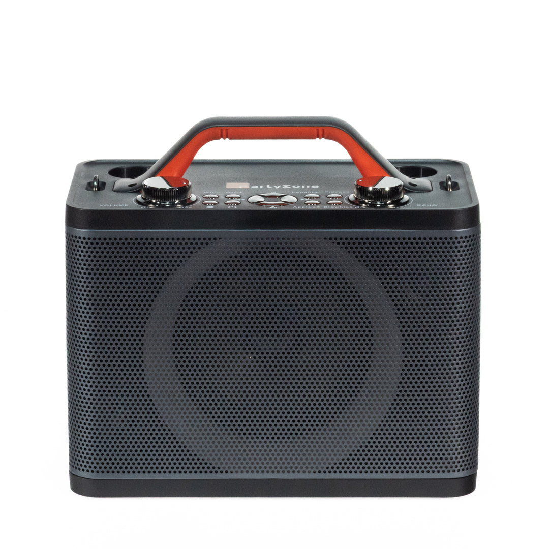 Sistema de karaoke con 2 micrófonos (Negro)