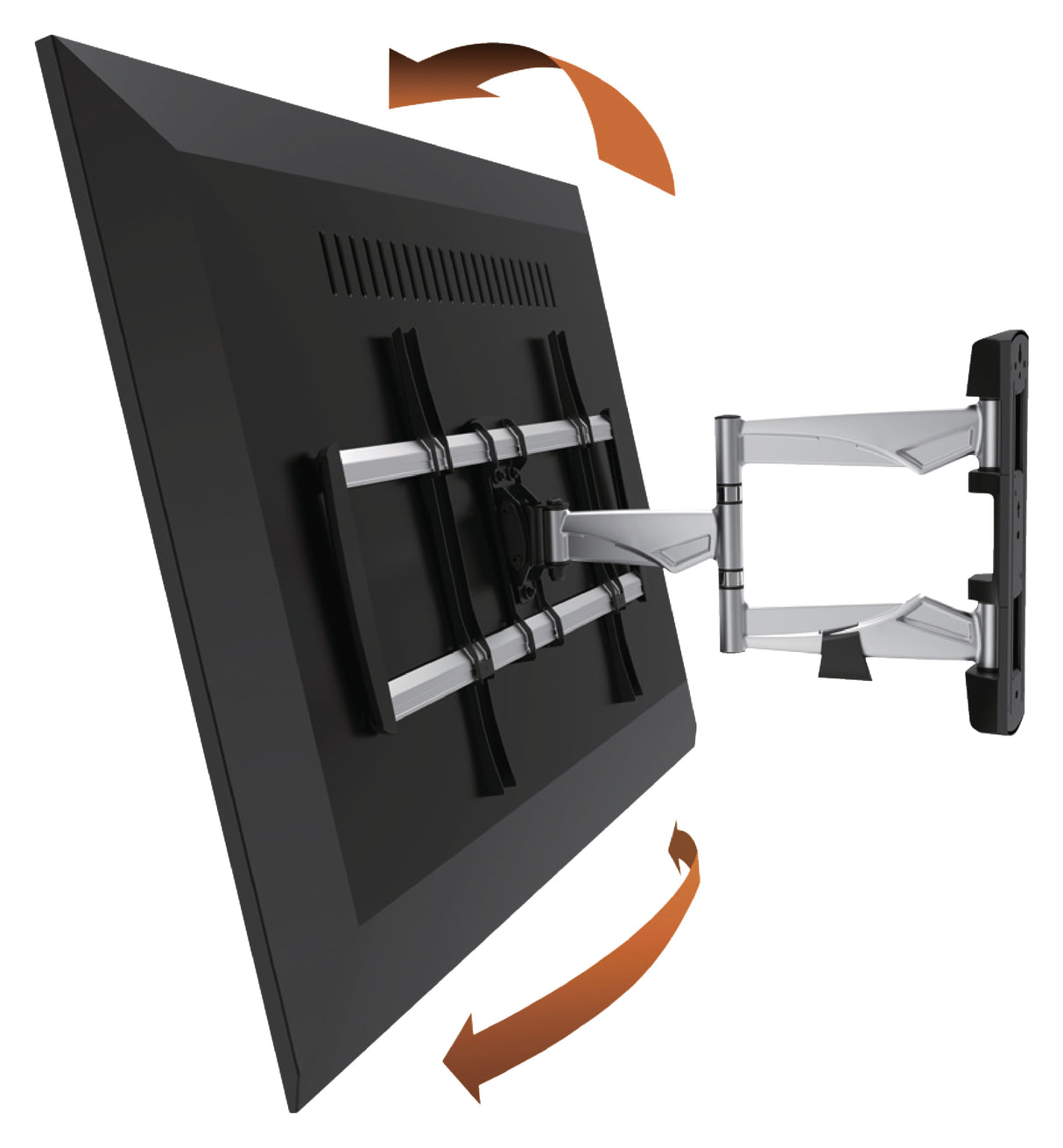 Tv Wall bracket Fully movable 42 - 70" 35 kg Silver/Black