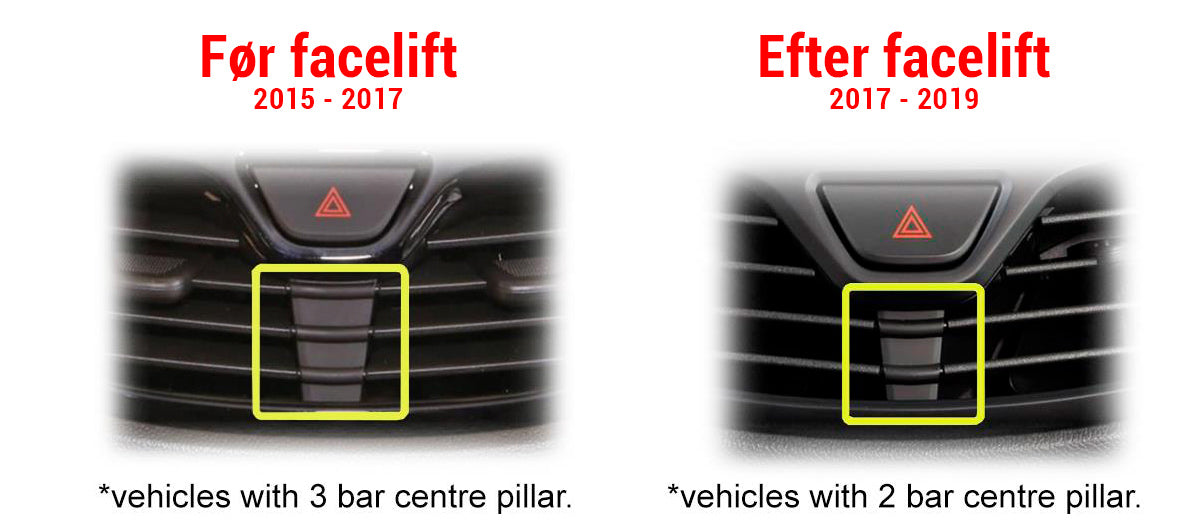 21CT23VX63 2-DIN Frame for Opel Karl 2017 -